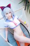 Em vú tròn cosplay loli